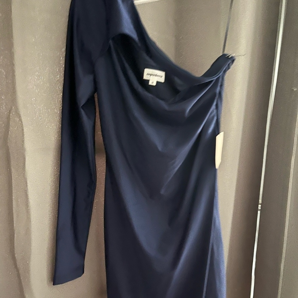 Superdown Midnight Blue Long Sleeve Dress